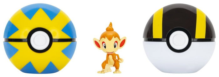Jazwares Pokémon Clip 'n' Go Set Ceinture figurine d'action Ouisticram