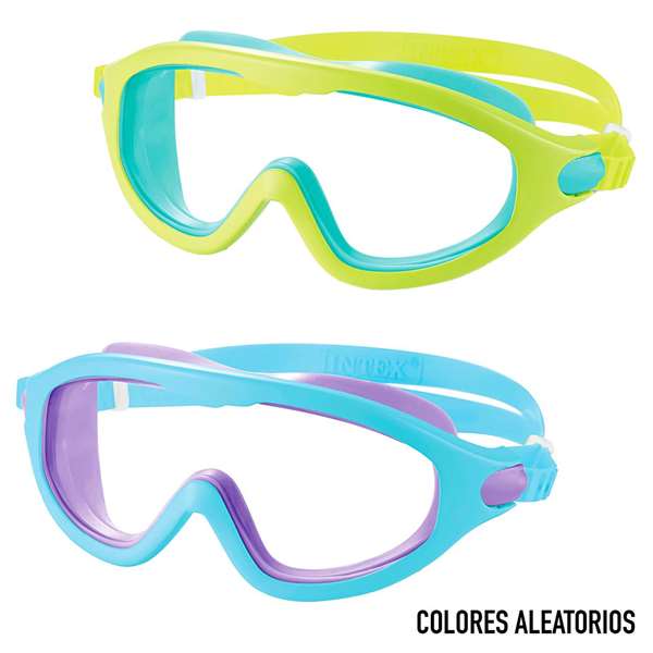 Intex Masque de natation en polycarbonate pour enfant 3 ans et plus - Modèles assortis