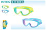 Intex Masque de natation en polycarbonate pour enfant 3 ans et plus - Modèles assortis