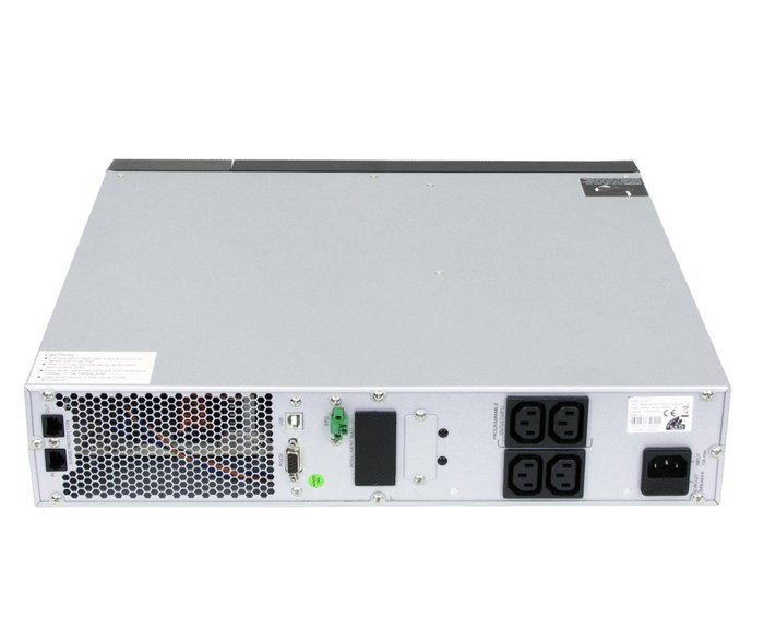 Phasak Phasak Ups 1000 Va Rack Online Onduleur 1000 VA 800 W Double Conversion LCD 2U Noir