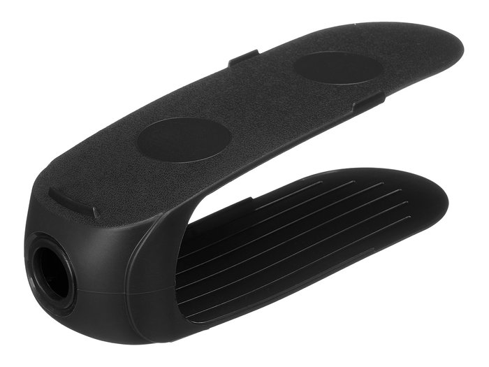 Kipit Lot de 3 Range-chaussures Noir 34x12x11 cm Plastique PP (Set de 12)