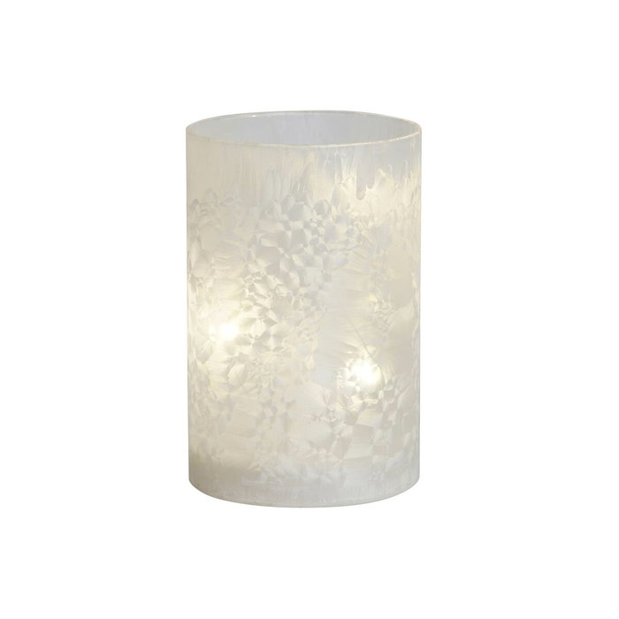 DKD Home Decor Décoration lumineuse Blanc 10 x 10 x 15 cm