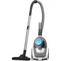Philips XB2122/09 Aspirateur sans sac Série 2000, 850 W, bac 1.3 L, technologie PowerCyclone 4, filtre EPA12, blanc/bleu