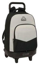 Safta Sac à dos avec roues compact extensible Kappa gris 33 x 45 x 22 cm