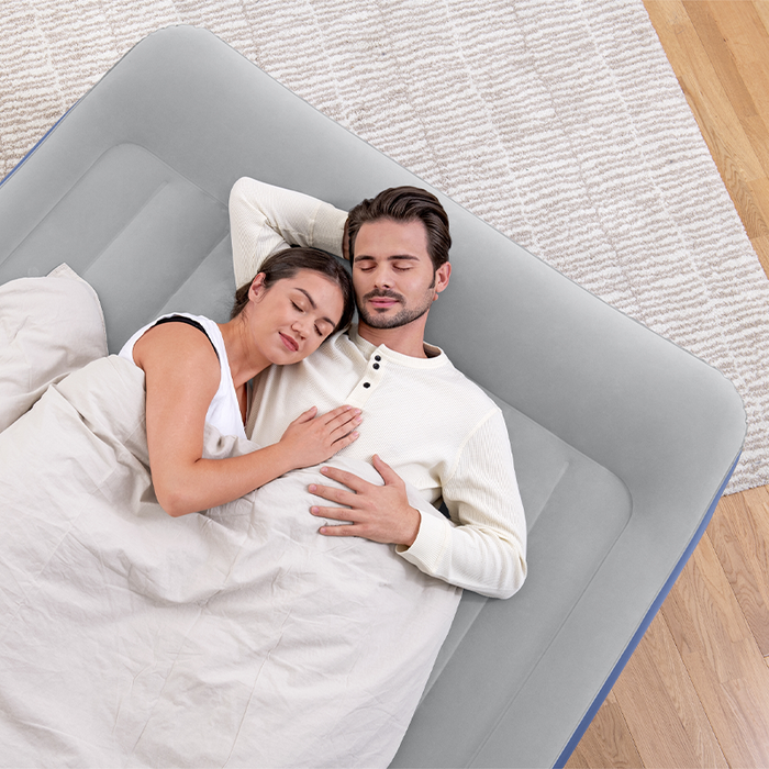 Bestway 67614 Matelas Gonflable Double avec Moteur 203x152x56 cm Camping