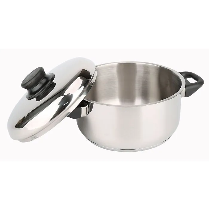 Baumalu Primo 24 Faitout en inox avec couvercle Baumalu Primo 24 Faitout en inox avec couvercle