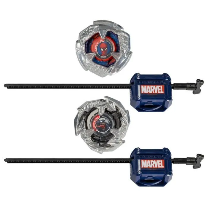 Hasbro Beyblade X Multipack Toupie Spider-Man 3-60F vs. Venom 3-80N Marvel Des 8 ans