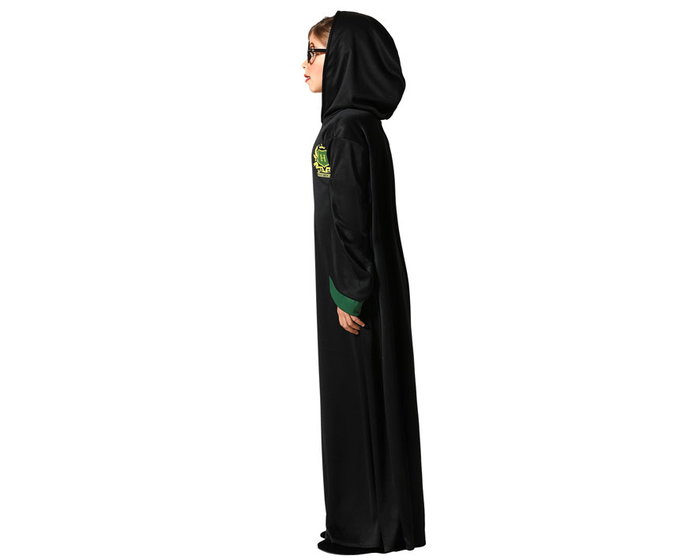 atosa Tunique noire avec capuche pour enfant étudiant de magie vert atosa Tunique noire avec capuche pour enfant étudiant de magie vert