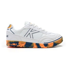 Chaussures de Futsal pour Enfants Kelme Trueno Lace Blanc M