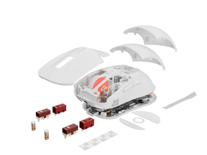Genesis Souris Gaming Sans Fil Zircon Xiii - Optique 26000 DPI, Blanc, RGB