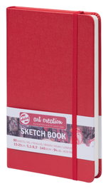 Talens Art Creation Carnet de Croquis Rouge 13 x 21 cm 80 Feuilles