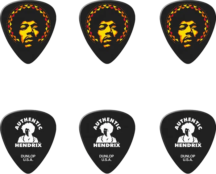 Dunlop Caisse 6 Points Signature Jimi Hendrix Aura Mandala