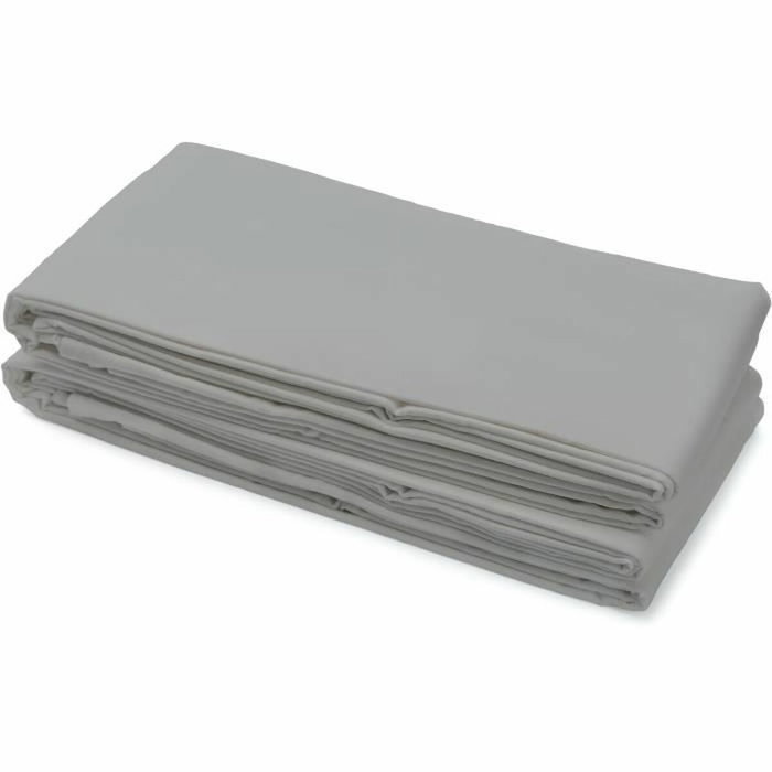 Home Linge Passion Drap plat Microfibre Gris clair 180 x 290 cm Home Linge Passion Drap plat Microfibre Gris clair 180 x 290 cm