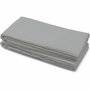 Home Linge Passion Drap plat Microfibre Gris clair 180 x 290 cm