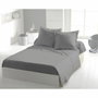 Home Linge Passion Drap plat Microfibre Gris clair 180 x 290 cm