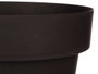Ibergarden Pot en Plastique Anthracite avec Réservoir d'Eau 40 cm (Set de 6)