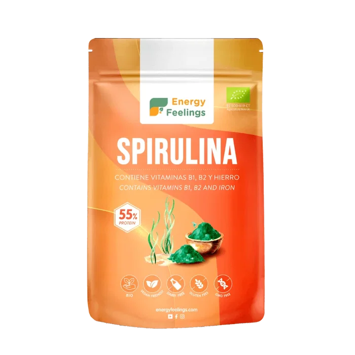ENERGY FEELINGS Espirulina poudre ECO VEGAN SG 204g ENERGY FEELINGS Espirulina poudre ECO VEGAN SG 204g