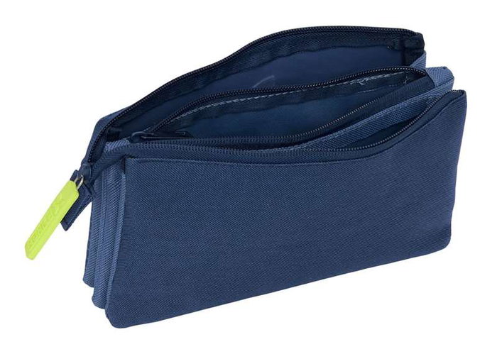Safta Portatodo Triple Munich 'Blue Indigo' - Boîte de rangement - 22 x 12 x 3 cm
