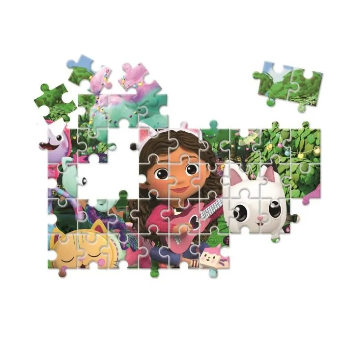CLEMENTONI Gabby et la maison magique - Coffret éducatif 4 en 1 avec puzzle 30 et 48 pièces, mémory et 6 cubes - Jeu d'apprentissage pour enfants dès 3 ans CLEMENTONI Gabby et la maison magique - Coffret éducatif 4 en 1 avec puzzle 30 et 48 pièces, mémory et 6 cubes - Jeu d'apprentissage pour enfants dès 3 ans