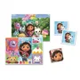 CLEMENTONI Gabby et la maison magique - Coffret éducatif 4 en 1 avec puzzle 30 et 48 pièces, mémory et 6 cubes - Jeu d'apprentissage pour enfants dès 3 ans
