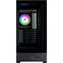 ZALMAN Boitier PC moyen tour P40 DS, format ATX, 4 ventilateurs ARGB, 2 panneaux verre trempé, écran LCD 9.1", USB-C, sans alimentation, noir