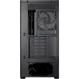 ZALMAN Boitier PC moyen tour P40 DS, format ATX, 4 ventilateurs ARGB, 2 panneaux verre trempé, écran LCD 9.1", USB-C, sans alimentation, noir