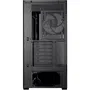 ZALMAN Boitier PC moyen tour P40 DS, format ATX, 4 ventilateurs ARGB, 2 panneaux verre trempé, écran LCD 9.1", USB-C, sans alimentation, noir