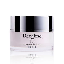 Rexaline Crystal Bright - Crème éclaircissante visage avec acide hyaluronique + 3 actifs éclaircissants, 50 ml, Testeur