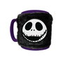 PYRAMID Tasse de voyage avec housse en peluche Jack L'Étrange Noël de Monsieur Jack Disney 440ml en céramique pour micro-ondes et lave-vaisselle