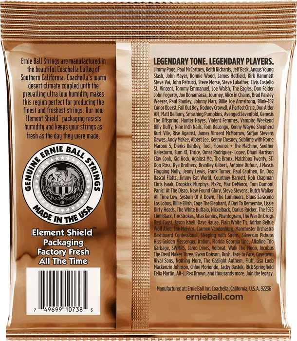 ERNIEBALL Earthwood Phosphor Bronze 12 Cordes Light 10-48