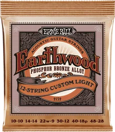 ERNIEBALL Earthwood Phosphor Bronze 12 Cordes Light 10-48