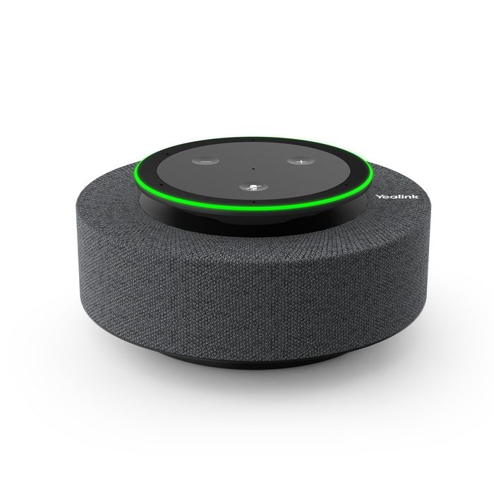 Yealink MSpeech - Microphone USB de conférence avec reconnaissance vocale, 3 micros MEMS et haut-parleur HD 4W pour Microsoft Teams - Audio Full-Duplex Optima HD