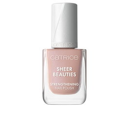 Catrice Vernis fortifiant à ongles Sheer Beauties N°060 Nudie Beautie 10.5 ml - Pour ongles fragiles, avec extrait d'hibiscus