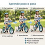 Toimsa Bicicleta Stitch 14" - Vélo enfant 14 pouces pour 4 à 6 ans (36 mois min.) - Bleu
