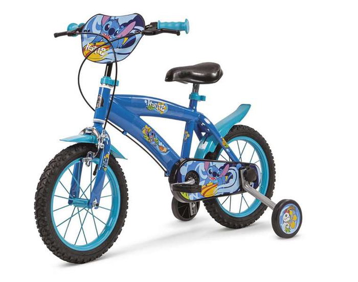 Toimsa Bicicleta Stitch 14" - Vélo enfant 14 pouces pour 4 à 6 ans (36 mois min.) - Bleu