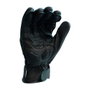 Juba Gants de motard en peau de chèvre noir, taille 8