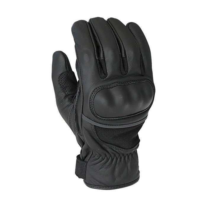 Juba Gants de motard en peau de chèvre noir, taille 8 Juba Gants de motard en peau de chèvre noir, taille 8