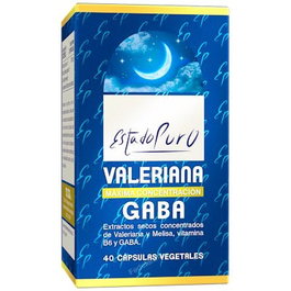 Estado Puro Valériane avec GABA 40 capsules végétales