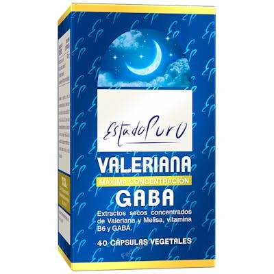 Estado Puro Valériane avec GABA 40 capsules végétales Estado Puro Valériane avec GABA 40 capsules végétales
