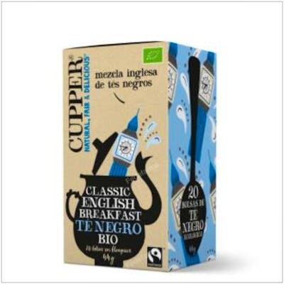 CUPPER Thé Noir English Breakfast BIO 20 Sachets CUPPER Thé Noir English Breakfast BIO 20 Sachets