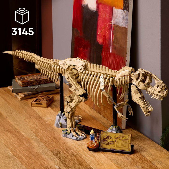 LEGO Jurassic World Fossiles de Dinosaures : le Tyrannosaurus Rex 76968