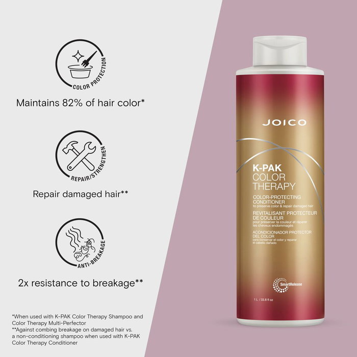 Joico K-PAK COLOR THERAPY Conditionneur Protecteur de Couleur 1 L