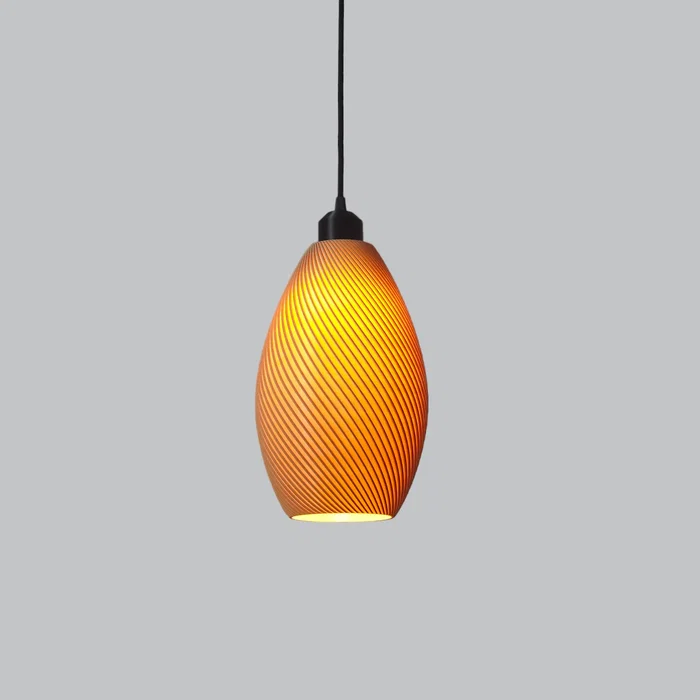 Lampe Suspendue Paval Beige/Florón Negro/Cable Negro Moderne Durable