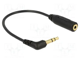 DELOCK Câble Jack 2,5mm vers Jack 3,5mm Noir