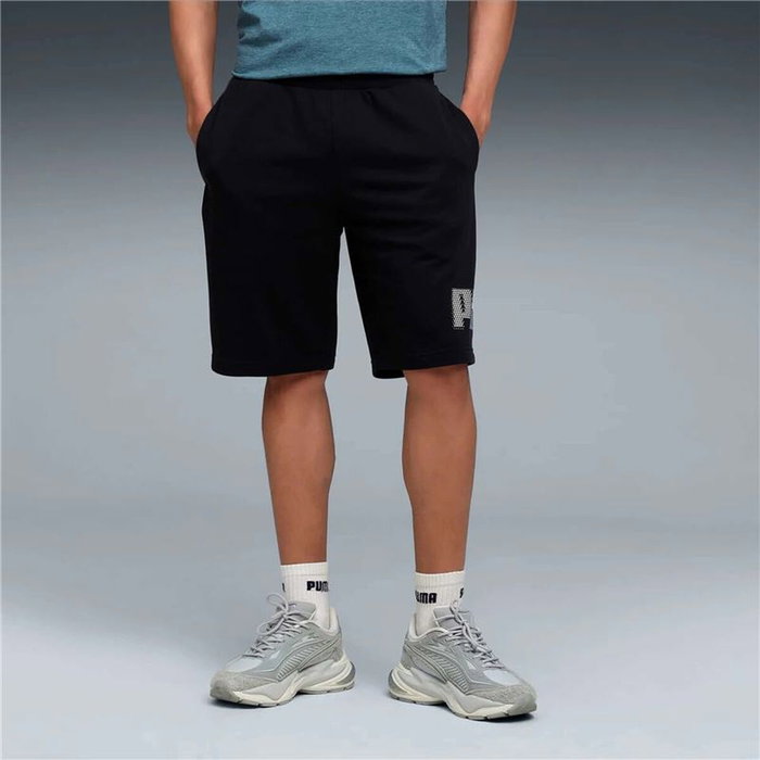 Short de Sport pour Homme Puma Essentials Logo Lab Noir Short de Sport pour Homme Puma Essentials Logo Lab Noir