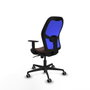 Piqueras y Crespo Chaise de Bureau 1D036G0 Bleu Brun foncé