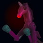 Mister Gadget Stylo Licorne Lumineux Bleu, Blanc ou Rose