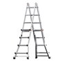 WOLFPACK LINEA PROFESIONAL Échelle télescopique aluminium Maurer 5+5 marches