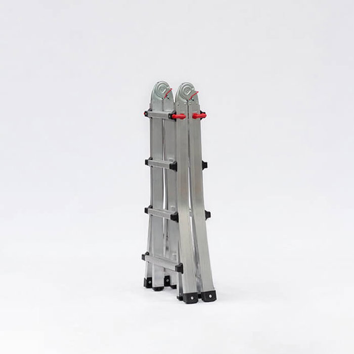 WOLFPACK LINEA PROFESIONAL Échelle télescopique aluminium Maurer 5+5 marches