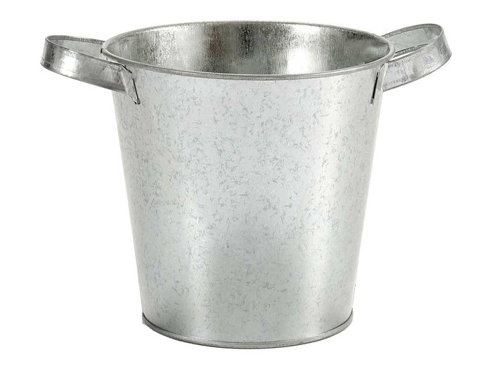 Ibergarden Seau avec anses larges en zinc 20x14x16 cm 1,5 L argent (Set de 24) Ibergarden Seau avec anses larges en zinc 20x14x16 cm 1,5 L argent (Set de 24)